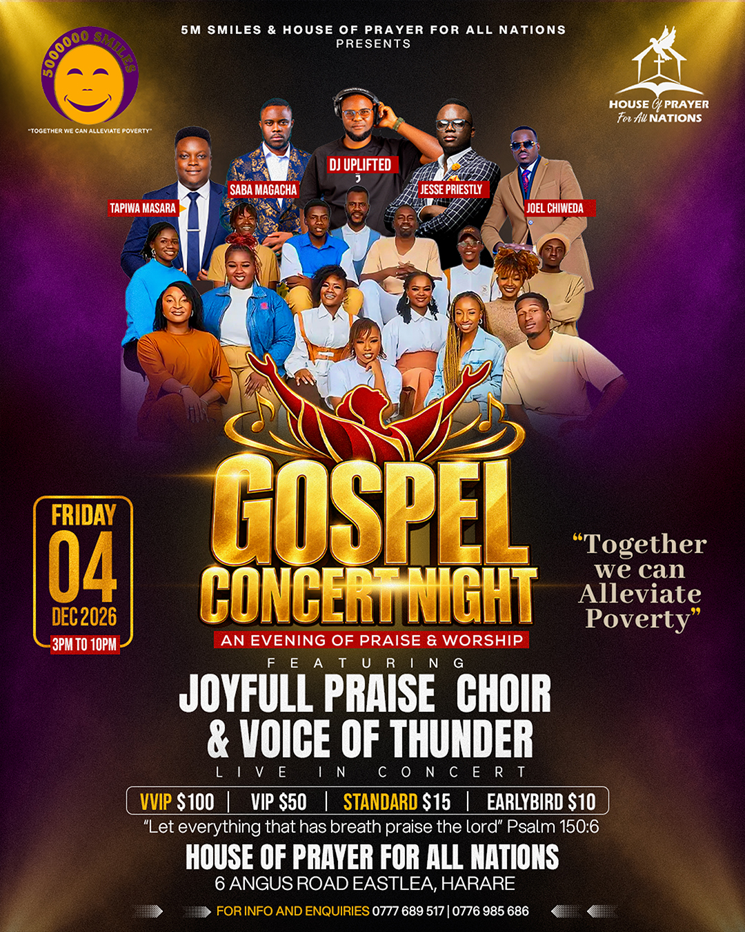 5 MILLION SMILES GOSPEL CONCERT NIGHT